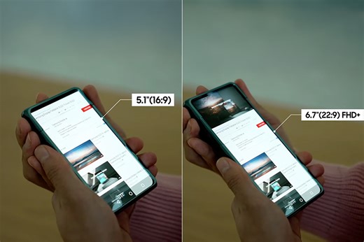 Samsung's Slidable Flex Vertical Display Can Slide Up from 5.1″ to 6.7″, Perfect for Smartphones