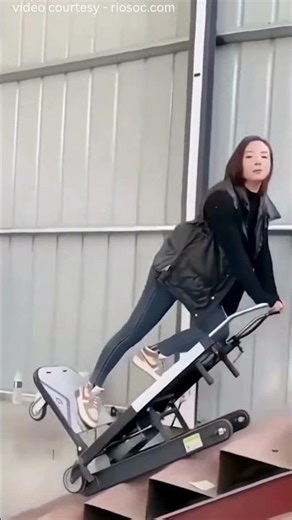 This Machine Climbs Stairs Like a Tank!