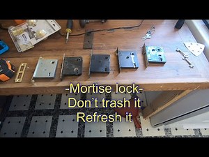 Mortise lock. Don’t trash it, refresh it! #mortiselock #skeletonkey