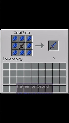crafting Lapis Lazuli sword #minecraft #shorts #youtube