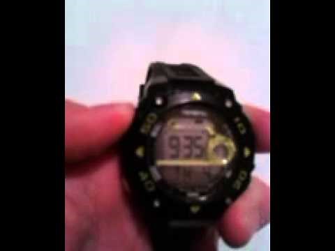 How to change the time on a digital Armitron watch