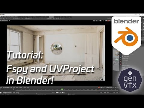 TUTORIAL: Fspy and UVProject in Blender! - making photoreal scenes with little effort that look ace!