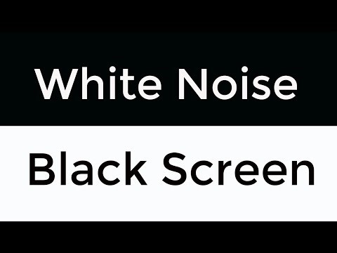 24h White Noise Sleep Sound | Black Screen Background for Study & Calm Focus