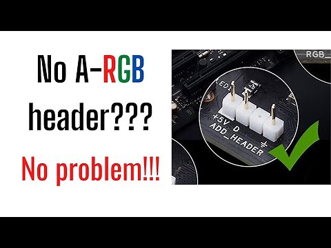 How to get RGB on a Non-RGB motherboard