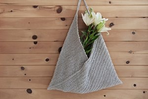 Beginner Crochet Tote Bag - Free Modern Pattern for Spring   Summer