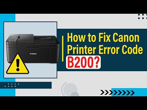 How to Fix Canon Printer Error Code B200? | Printer Tales