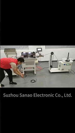 Multi-core Sheathed Cable Cut Strip Machine with Wire Prefeeding and Coil Winding Machine Optional