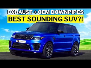 THE GREATEST SVR SOUND!! Range Rover SVR with Valvetronic Designs Exhaust + Stock Downpipes