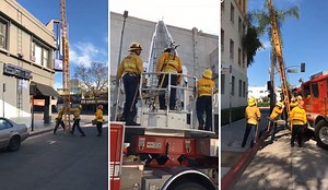 LAFD Training: Ladders and Roof Operations