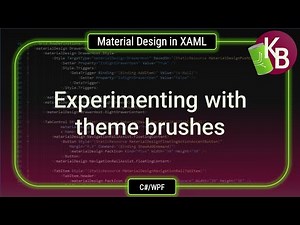 C#/WPF - Experimenting with theme brushes