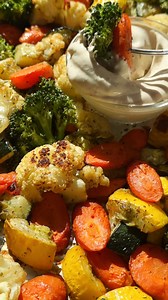 13K views · 73 reactions | Eating the rainbow is quick, easy, and flavor-packed with this roasted vegetable medley. 復 | Live Eat Learn | Facebook