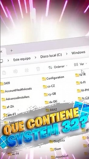 SYSTEM 32 que es REALMENTE esta CARPETA?