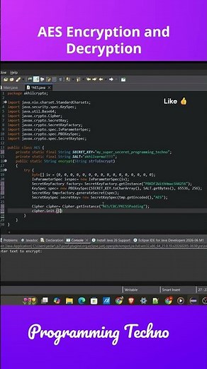 AES CBC Mode Encryption Explained #java #coding #tutorial