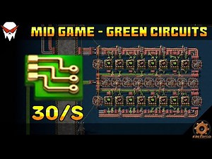 Factorio: Green Circuits T3 Blueprint - Mid Game Moduled (Space Age DLC)