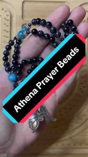 Athena Prayer Beads (available) #athena #prayerbeads #hellenic #greekgods #pagan