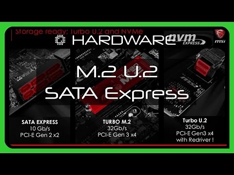 AHCI NVMe y Ports SATA-EXPRESS M.2 U.2
