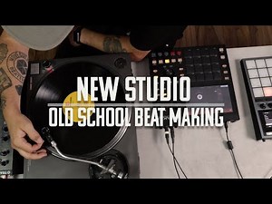 First beat in the new studio! (Sampling on MPC One)