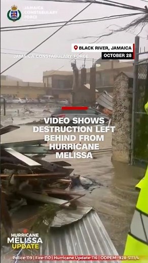 Video shows destruction left behind from Hurricane Melissa