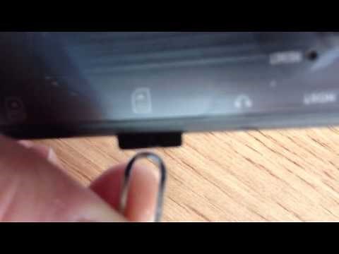 How to insert TF card