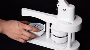 Button Maker Machine 58mm, Easy DIY Pin Maker Machine, No Setup Button Maker for Kids Crafts, Parties, School Projects & Beginners