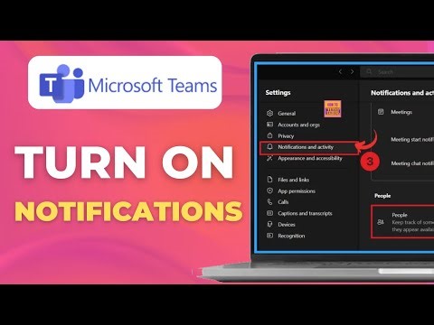 How to Turn On Notifications in Microsoft Teams