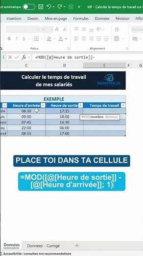 Découvrez comment calculer les heures de travail sur Excel !