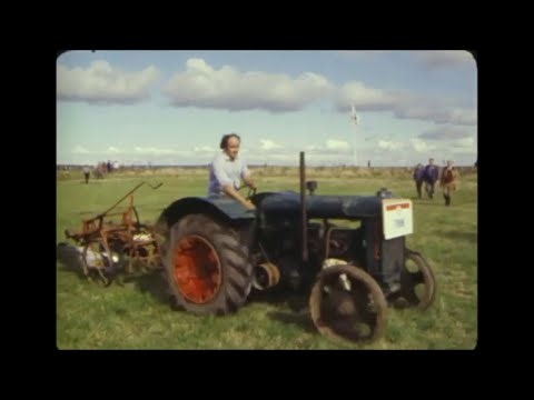 Vintage Tractors Plough On in Ardfert, Co. Kerry, Ireland 1984