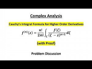 Lec 11 | Cauchy's Integral Formula for Higher derivatives with proof | Solved Problems | Tamil