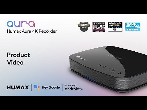 Get to know the Humax Aura 4K Android TV Freeview Play Recorder