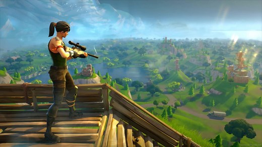 Sniper Fortnite Battle Royale First Map Live Wallpaper - MoeWalls