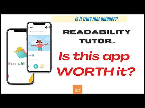 Readability Tutor APP Review. My experience! WHAT IS IT? What does it do exactly?