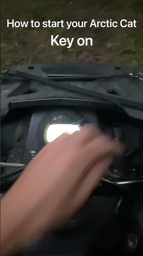 How To Start Your Arctic Cat 🔑 #shorts