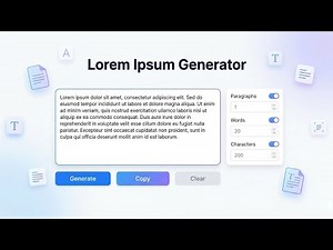 Lorem Ipsum Generator Tool ✍️ | Create Dummy Text Instantly