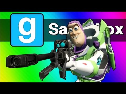 Gmod Sandbox Funny Moments - Sniper Battle, Ninja Vanish, C4 Cocoon! (Garry's Mod)