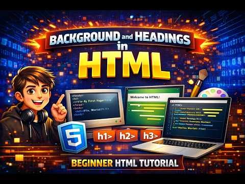 Background and Headings in HTML