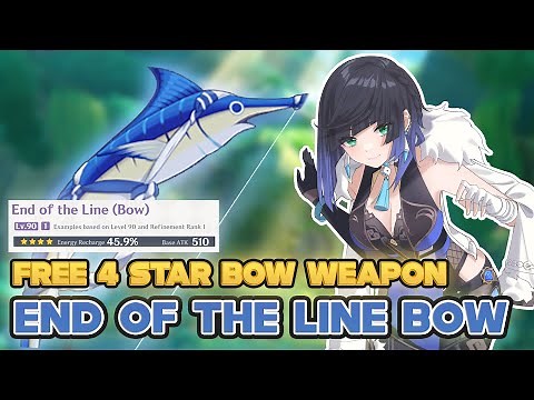 How To Get: 4 Star Bow Weapon End of the Line | Genshin Impact Sumeru