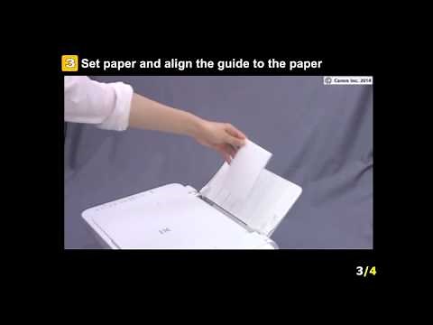 PIXMA MG2922: Setting the paper