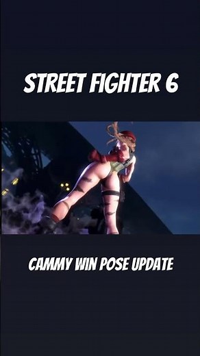 Street fighter 6 Cammy classic costume Win pose