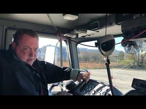 Johnson City fire engineer Kevin Haynes explain the EVOC training course