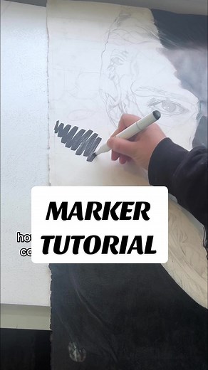 Using Markers in Coloured Pencil Drawings Tutorial