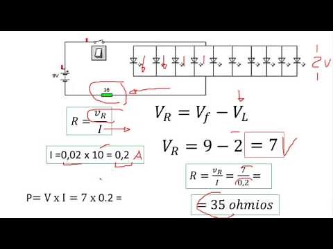 Calculating LED resistance in parallel