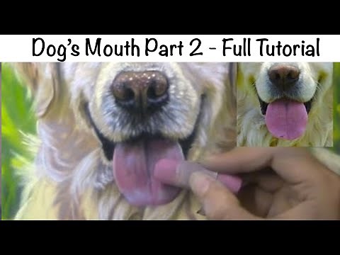 How to Paint a Dog's Nose and Mouth PART 2: Full Tutorial
