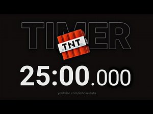 💣 25 Minute TNT Bomb Countdown Timer | Epic Explosion at the End!