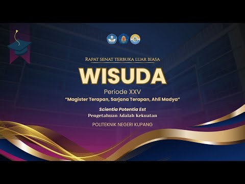 Wisuda Magister Terapan, Sarjana Terapan dan Ahli Madya Periode XXV 2025