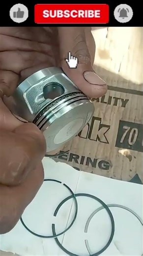Piston Ring Install Guide ⚙️ Step-by-Step Engine Rebuild Tutorial#bikerepair#shorts
