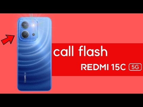 Redmi 15C: How to Enable Flashlight for Notifications, Redmi incoming call flashlight on off problem
