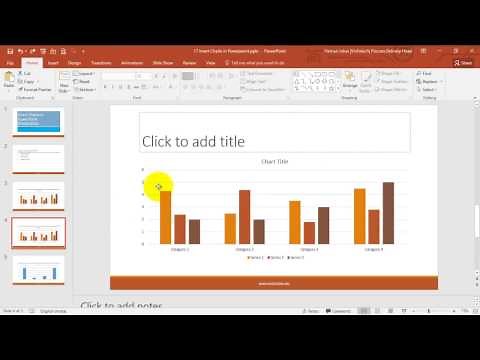 Insert Charts in Powerpoint Hindi