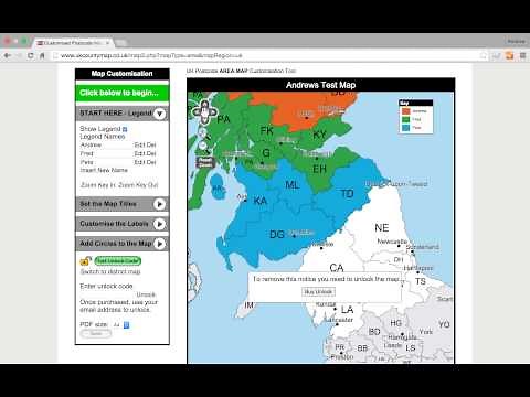UK Postcode Area Map Editing Tool Tutorial