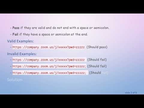 Mastering Regex: Validate URL without Trailing Space or Semicolon