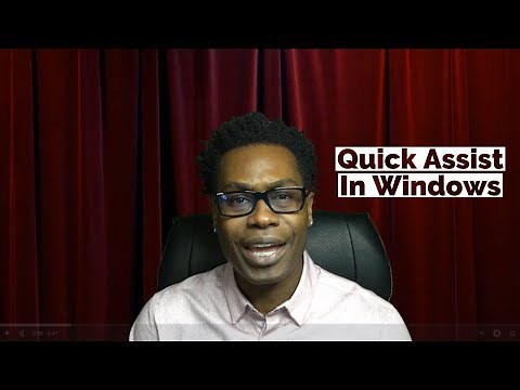 Remote Access Using The Quick Assist App In Windows 10